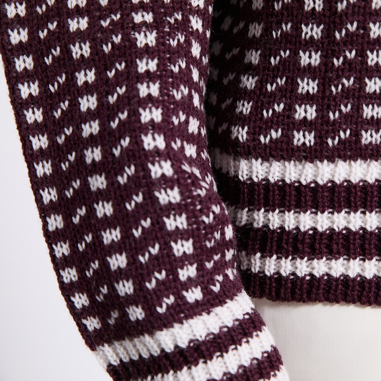Trysil Wool Sweater Sweater Aubergine